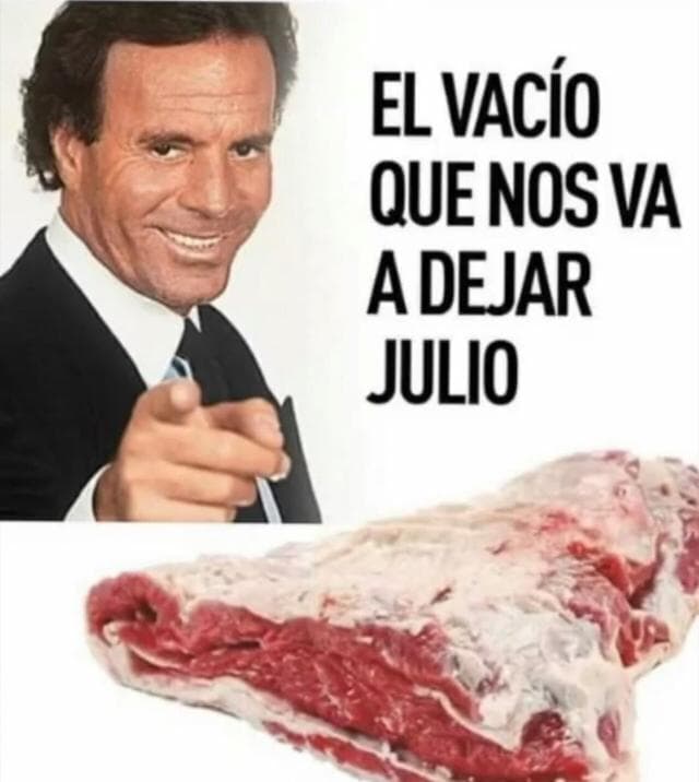 El vacio que nos va a dejar Julio